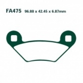 Колодки тормозные EBC FA475R