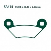 Колодки тормозные EBC FA475R