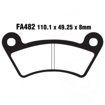 Колодки тормозные EBC FA482TT