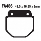 Колодки тормозные EBC FA486