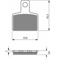 Колодки тормозные EBC FA495