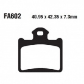 Колодки тормозные EBC FA602R