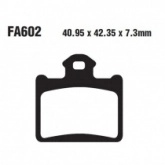 Колодки тормозные EBC FA602R