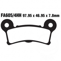 Колодки тормозные EBC FA605/4HH