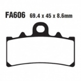 Колодки тормозные EBC FA606