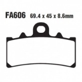 Колодки тормозные EBC FA606