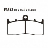 Колодки тормозные EBC FA613HH