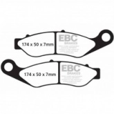 Колодки тормозные EBC FA638HH
