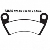 Колодки тормозные EBC FA656TT