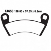 Колодки тормозные EBC FA656TT