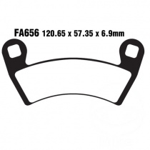 Колодки тормозные EBC FA656TT