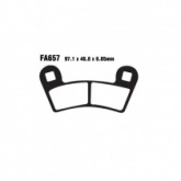 Колодки тормозные EBC FA657TT