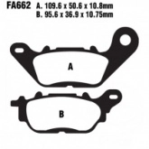 Колодки тормозные EBC FA662