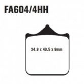 Колодки тормозные EBC GPFAX604/4HH
