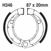 Колодки тормозные EBC H346