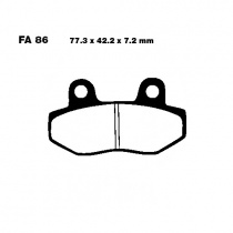 Колодки тормозные EBC SFA086HH