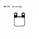 Колодки тормозные EBC SFA115HH