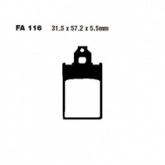 Колодки тормозные EBC SFA116