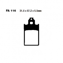 Колодки тормозные EBC SFA116