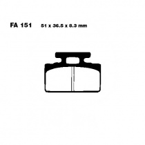 Колодки тормозные EBC SFA151