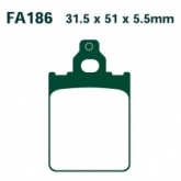 Колодки тормозные EBC SFA186