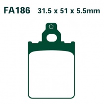 Колодки тормозные EBC SFA186