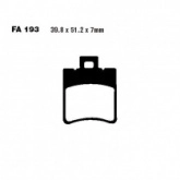 Колодки тормозные EBC SFA193HH