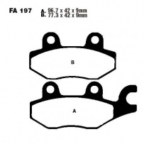 Колодки тормозные EBC SFA197