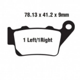 Колодки тормозные EBC SFA213