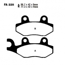 Колодки тормозные EBC SFA228HH