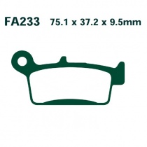 Колодки тормозные EBC SFA233
