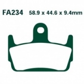 Колодки тормозные EBC SFA234