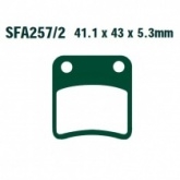 Колодки тормозные EBC SFA257/2