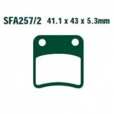 Колодки тормозные EBC SFA257/2