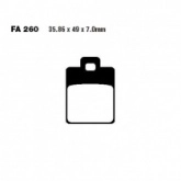 Колодки тормозные EBC SFA260HH