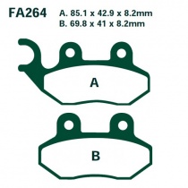 Колодки тормозные EBC SFA264