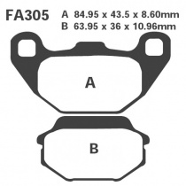 Колодки тормозные EBC SFA305