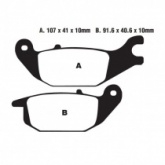 Колодки тормозные EBC SFA343