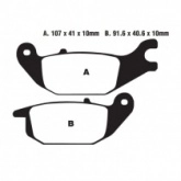Колодки тормозные EBC SFA343