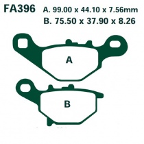 Колодки тормозные EBC SFA396HH