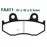 Колодки тормозные EBC SFA411