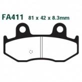 Колодки тормозные EBC SFA411