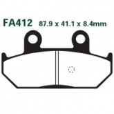 Колодки тормозные EBC SFA412