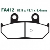 Колодки тормозные EBC SFA412