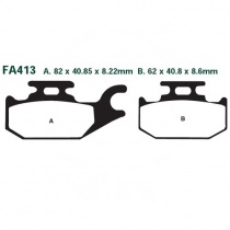 Колодки тормозные EBC SFA413HH