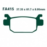 Колодки тормозные EBC SFA415