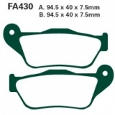 Колодки тормозные EBC SFA430HH