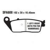 Колодки тормозные EBC SFA608HH