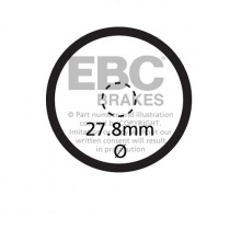 Колодки тормозные EBC SFA621V