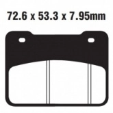 Колодки тормозные EBC SFA627HH
